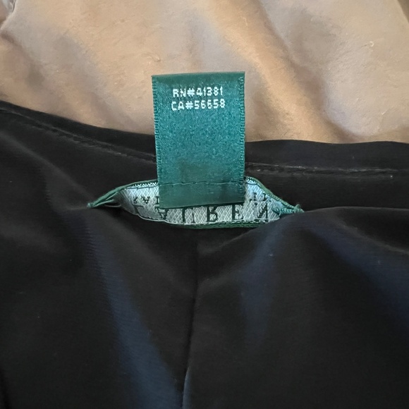 Ralph Lauren Black Faux Wrap Dress - Picture 5 of 6